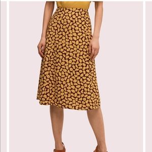kate spade sunny bloom midi skirt